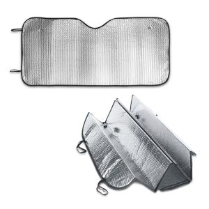 Protetor solar para carros sem PE bubble e forrado com folha de alumínio
